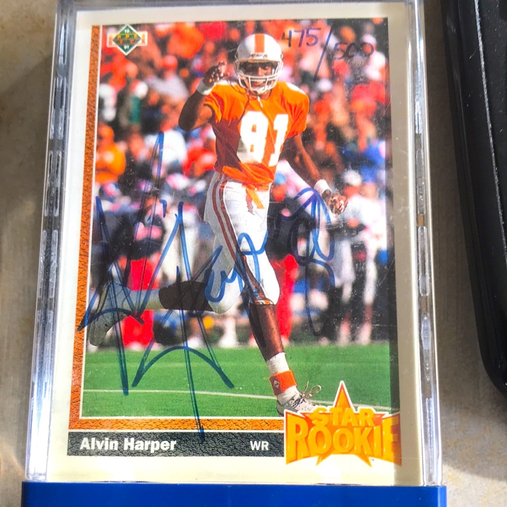 Alvin Harper 475/500 with certificate of authAUTO